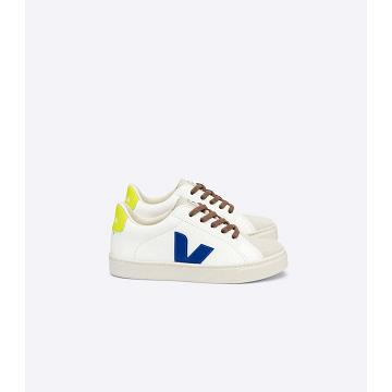 Veja ESPLAR LACES CHROMEFREE Sneakers Kinderen White/Blue | NL 831FDN